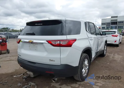 2020 Chevrolet Traverse Fwd Ls из США, поврежденный, VIN 1GNERFKW7LJ313293
